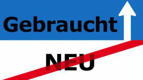 Gebraucht-Neu - Hinweisschild