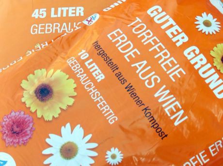 verpackte Komposterde verpackte Komposterde